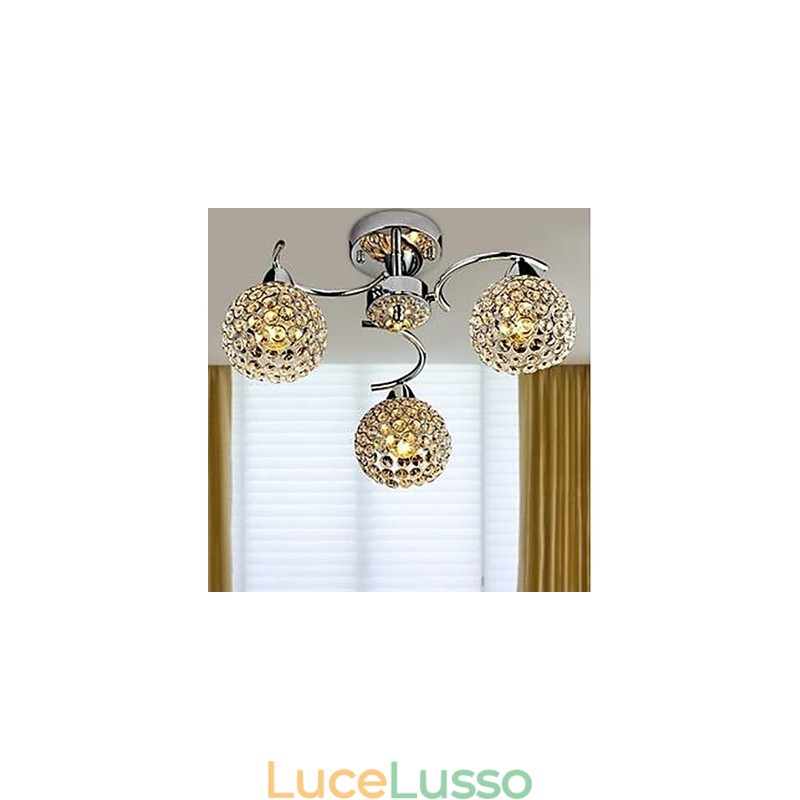 Lampadario a cupola in cristallo moderno Assorbi luce a cupola Pasti Lampadario a goccia Seduta