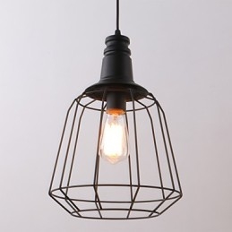 Rustic Lodge Retro Country Mini Style Dipinto Lampada a sospensione in metallo Garage