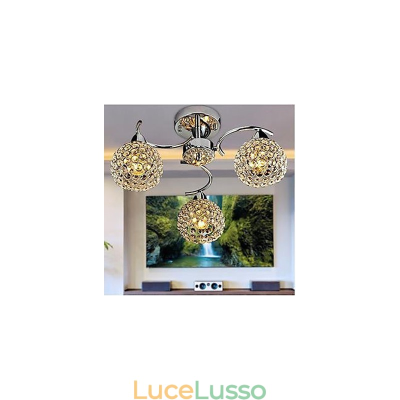 Lampadario a cupola in cristallo moderno Assorbi luce a cupola Pasti Lampadario a goccia Seduta