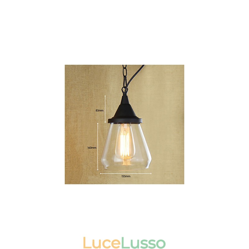 Lampade a sospensione tradizionali classiche vintage retrò country garage metallo