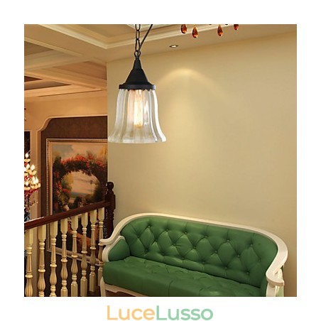 Lampade a sospensione tradizionali classiche vintage retrò country garage metallo Lampade a sospensione tradizionali classiche vintage retrò country garage metallo