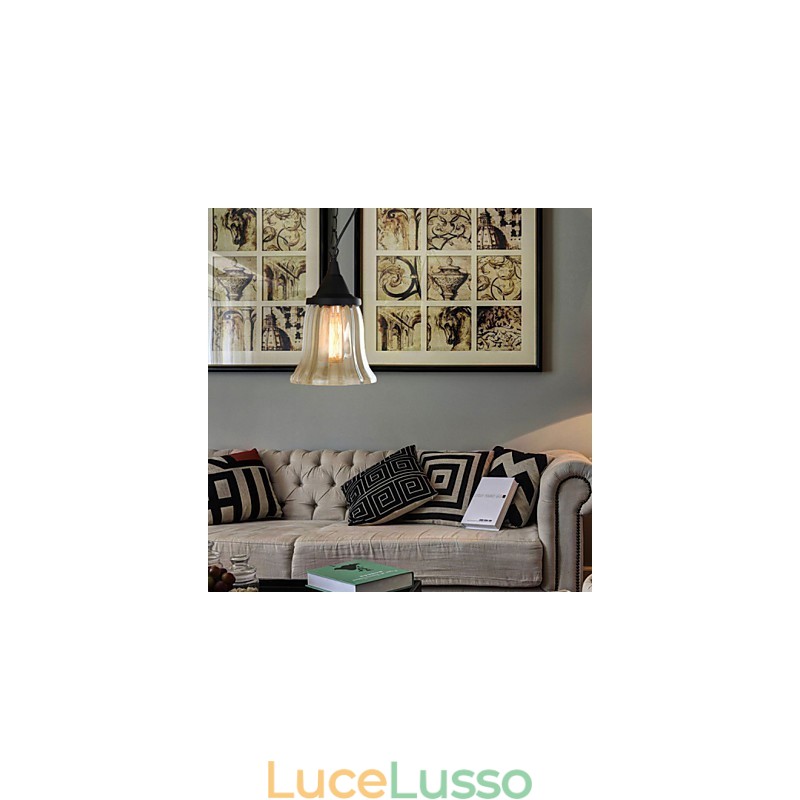 Lampade a sospensione tradizionali classiche vintage retrò country garage metallo