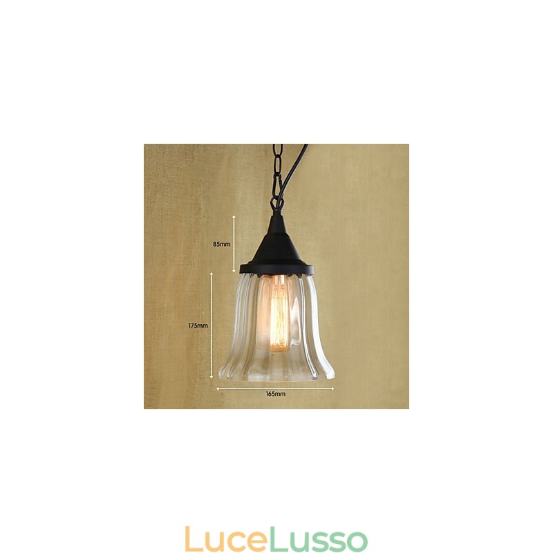 Lampade a sospensione tradizionali classiche vintage retrò country garage metallo