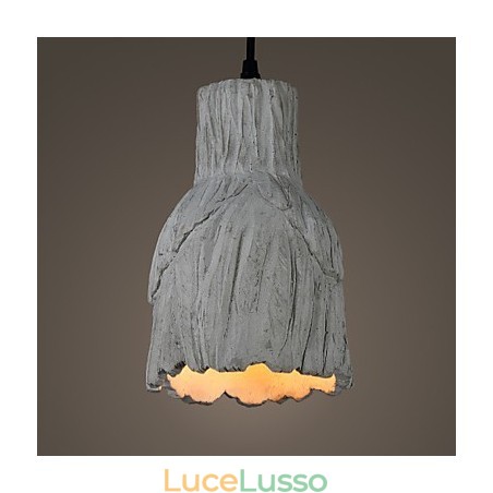 Lampada a sospensione in ceramica industriale vintage Edison, lampada a sospensione, illuminazione a sospensione per la casa