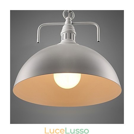 Lampada a sospensione in metallo dipinto Rustic Lodge Lampada a sospensione in metallo dipinto Rustic Lodge