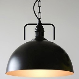 Lampada a sospensione in metallo dipinto Rustic Lodge
