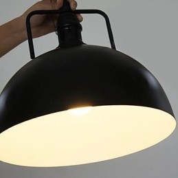 Lampada a sospensione in metallo dipinto Rustic Lodge