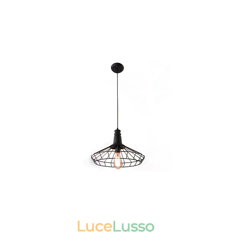 Rustic Lodge Retro Country Mini Style Dipinto Lampada a sospensione in metallo Garage