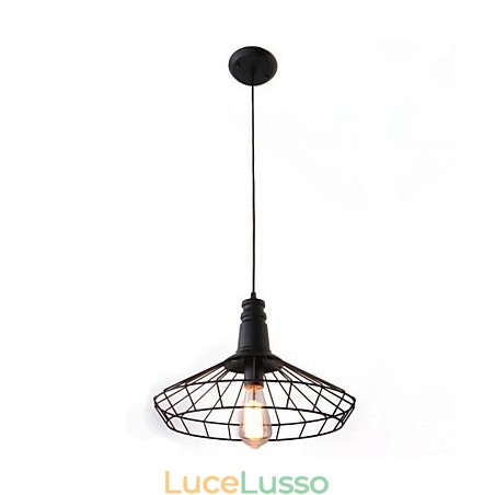 Rustic Lodge Retro Country Mini Style Dipinto Lampada a sospensione in metallo Garage Rustic Lodge Retro Country Mini Style Dipinto Lampada a sospensione in metallo Garage