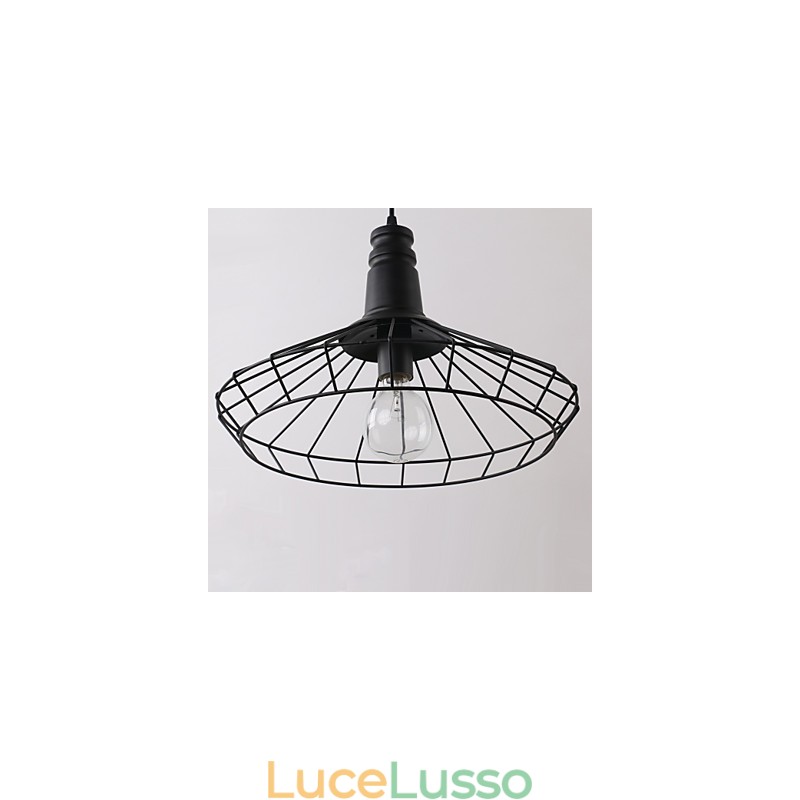 Rustic Lodge Retro Country Mini Style Dipinto Lampada a sospensione in metallo Garage