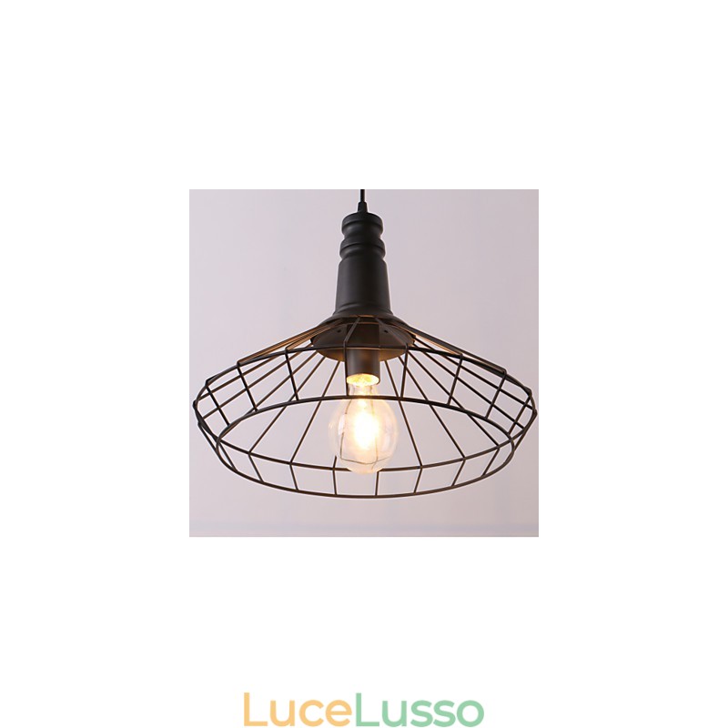 Rustic Lodge Retro Country Mini Style Dipinto Lampada a sospensione in metallo Garage