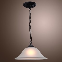 Lampada a sospensione in bronzo in stile mini ciotola classica tradizionale