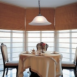 Lampada a sospensione in bronzo in stile mini ciotola classica tradizionale