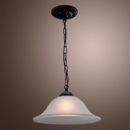 Lampada a sospensione in bronzo in stile mini ciotola classica tradizionale