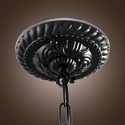 Lampada a sospensione in bronzo in stile mini ciotola classica tradizionale