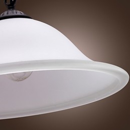 Lampada a sospensione in bronzo in stile mini ciotola classica tradizionale