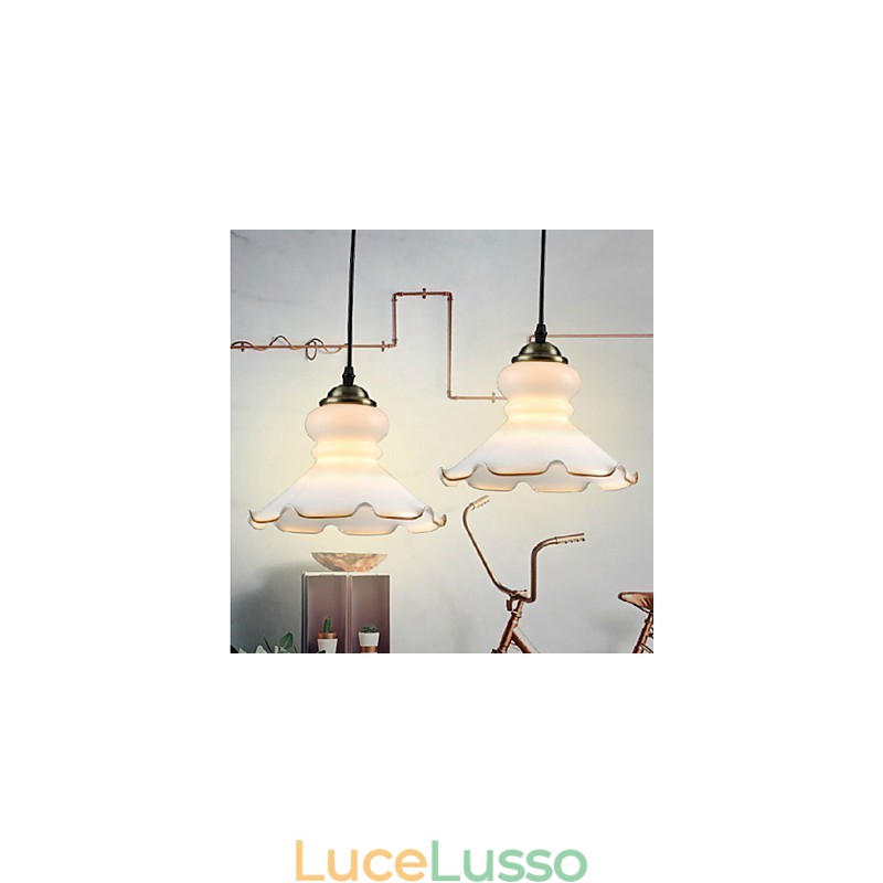 Lampade a sospensione tradizionali classiche vintage retrò country metallo