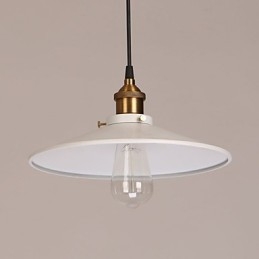 Lampada a sospensione in metallo con pittura vintage