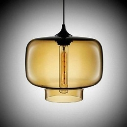 Pendente di design della bottiglia 1 luce Concise Iron Painting