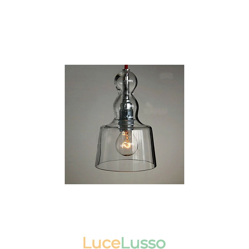 Lampadario in vetro Linea Profumo Lampada a sospensione