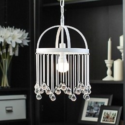 Moderno Contemporaneo Tradizionale Classico Cristallo Mini Stile Dipinto Metallo Lampada a Sospensione