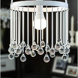Moderno Contemporaneo Tradizionale Classico Cristallo Mini Stile Dipinto Metallo Lampada a Sospensione