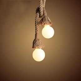 Lampade a sospensione Mini Style Retro Garage Tessuto