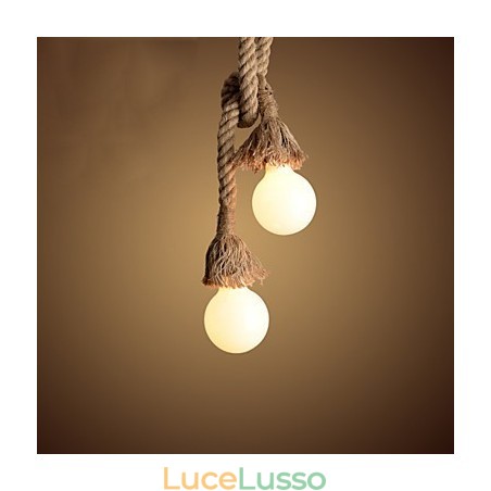 Lampade a sospensione Mini Style Retro Garage Tessuto Lampade a sospensione Mini Style Retro Garage Tessuto