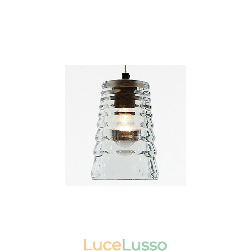 Lampada a sospensione moderna in vetro contemporaneo