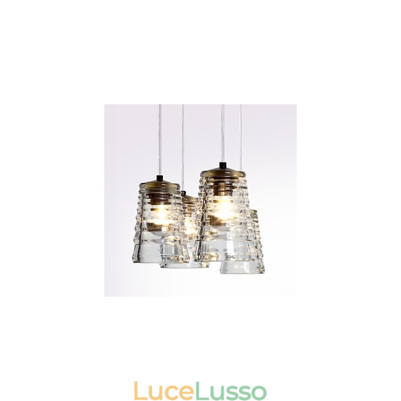 Lampada a sospensione moderna in vetro contemporaneo