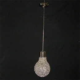 Lampadario in filo di alluminio in stile country americano
