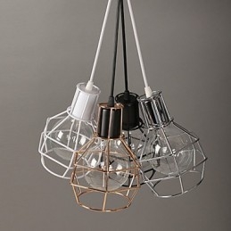 Moderna lampada a sospensione in rete metallica Lampade a sospensione semplici Lampada a sospensione da bar