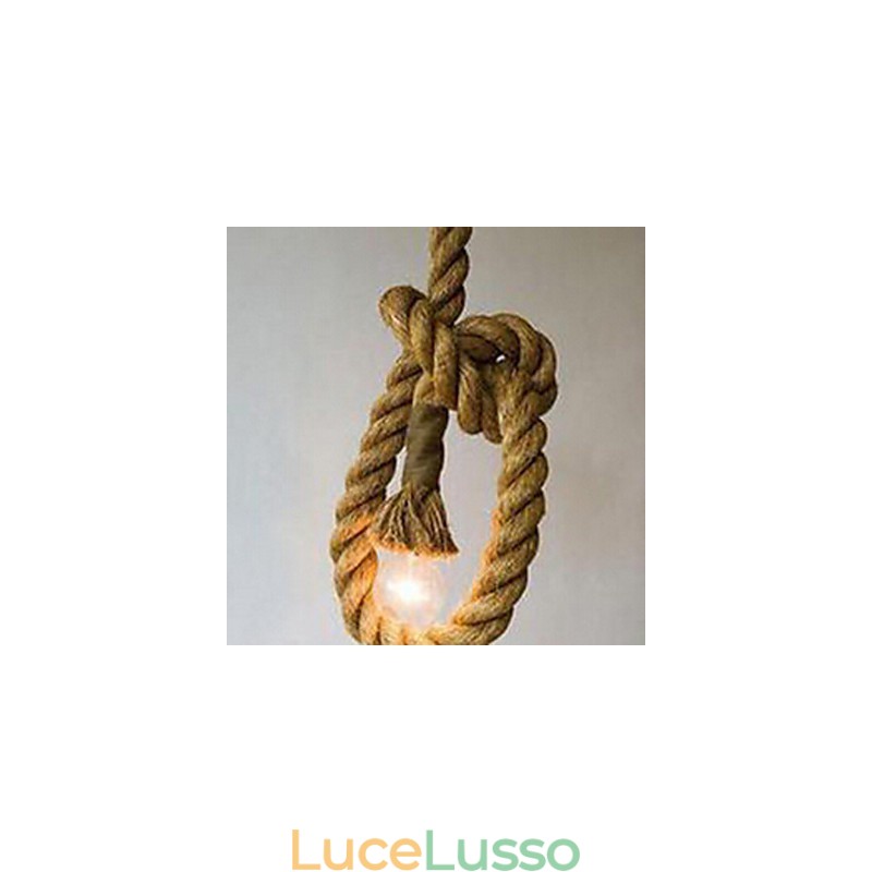 Lampada a sospensione 1 luce stile campagna americana lampada retrò originalità metallo