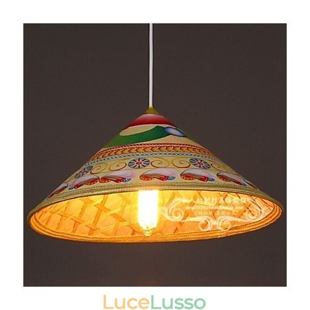 Lampadario moderno a forma di cappello da tè Lampadario Lampadario Cappelli di bambù Lampadario moderno a forma di cappello da tè Lampadario Lampadario Cappelli di bambù
