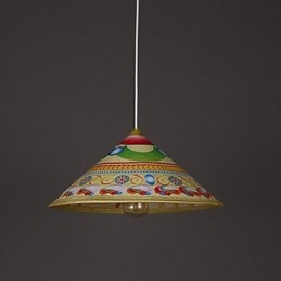 Lampadario moderno a forma di cappello da tè Lampadario Lampadario Cappelli di bambù