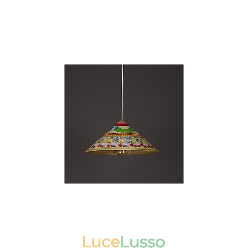 Lampadario moderno a forma di cappello da tè Lampadario Lampadario Cappelli di bambù