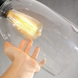 Lampade a sospensione tradizionali classiche vintage retrò in metallo