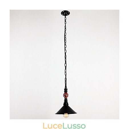 Ciondolo dipinto a 1 luce con placcatura retrò a tubo d'acqua Ciondolo dipinto a 1 luce con placcatura retrò a tubo d'acqua
