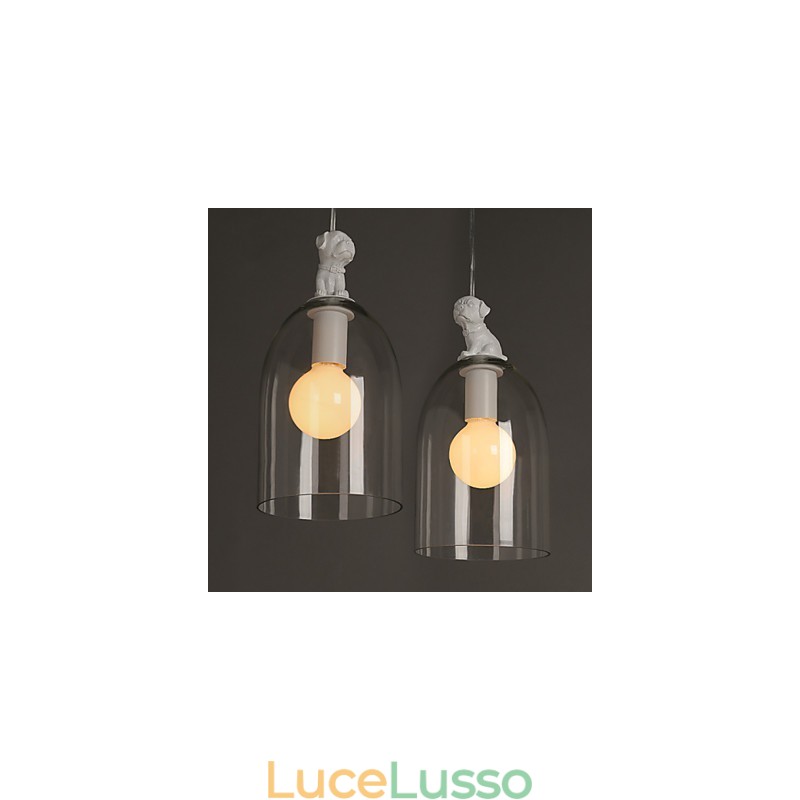 Moderna lampada a sospensione in vetro Lampade a sospensione semplici Lampada a sospensione da bar