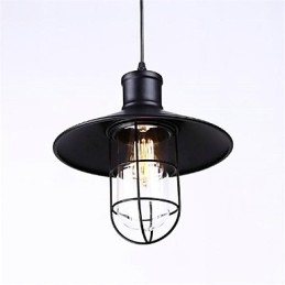 Lampada a sospensione in stile country in ferro