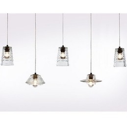 Lampada a sospensione moderna in vetro contemporaneo
