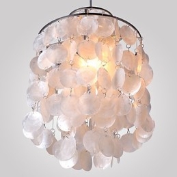 Lampada a sospensione cromata moderna e contemporanea in stile mini