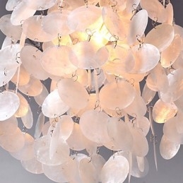 Lampada a sospensione cromata moderna e contemporanea in stile mini