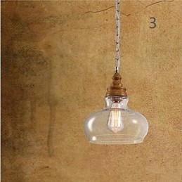 Lampade e lanterne per illuminazione da caffè con cristalli effetto legno