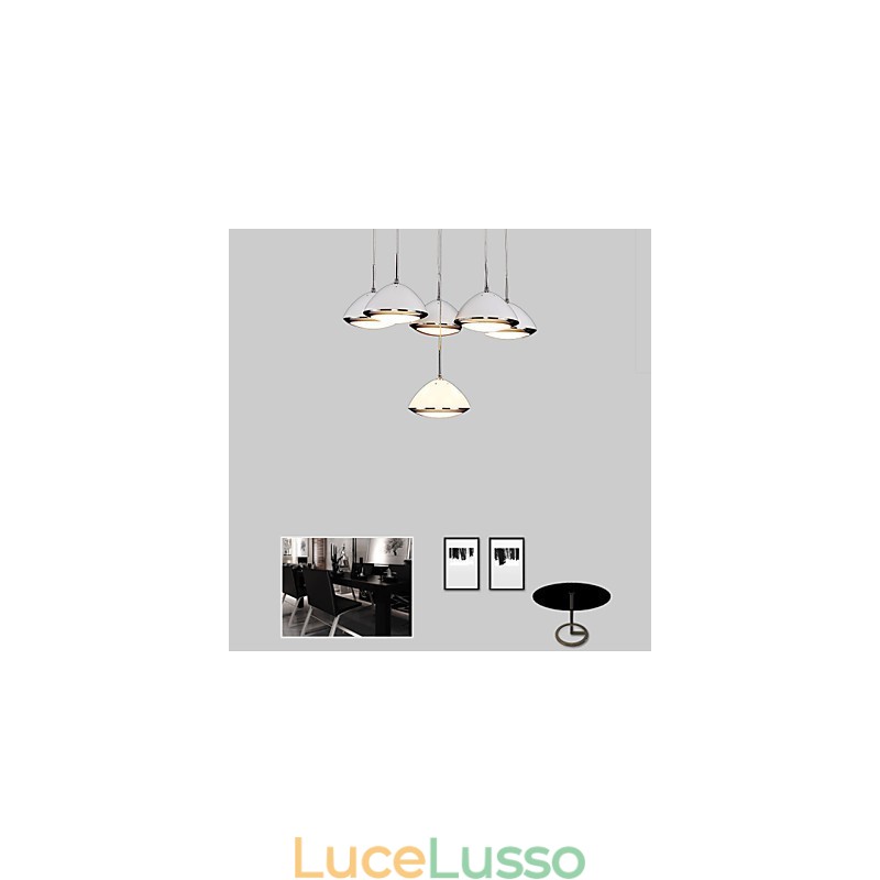 Lampade a sospensione moderne contemporanee in metallo