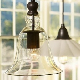 Lampada a sospensione in stile mini ciotola vintage classica tradizionale