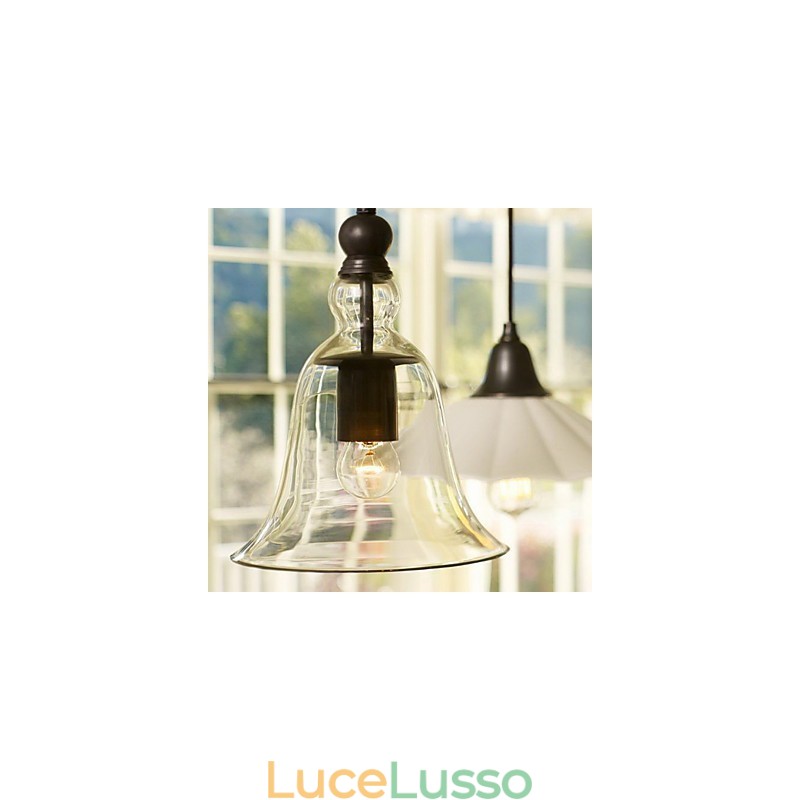 Lampada a sospensione in stile mini ciotola vintage classica tradizionale