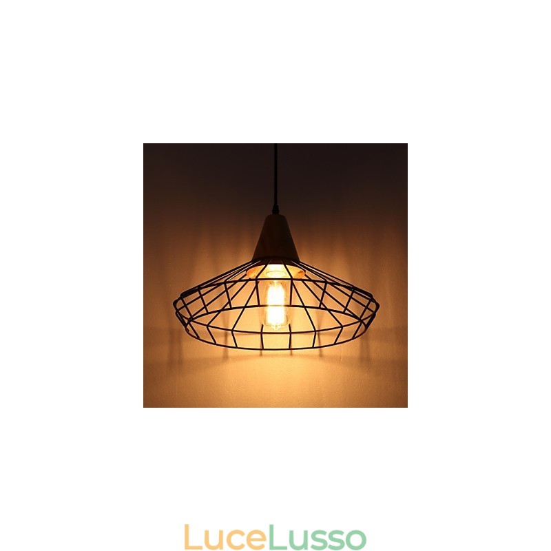 Lampadario in metallo in stile mini vintage classico tradizionale
