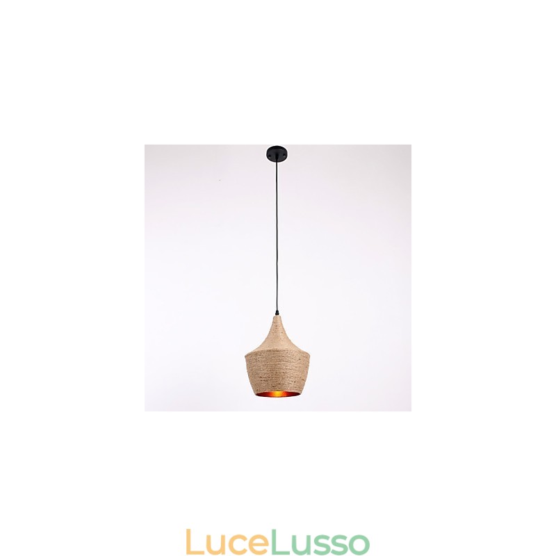 Lampada a sospensione in corda Mini Style Country