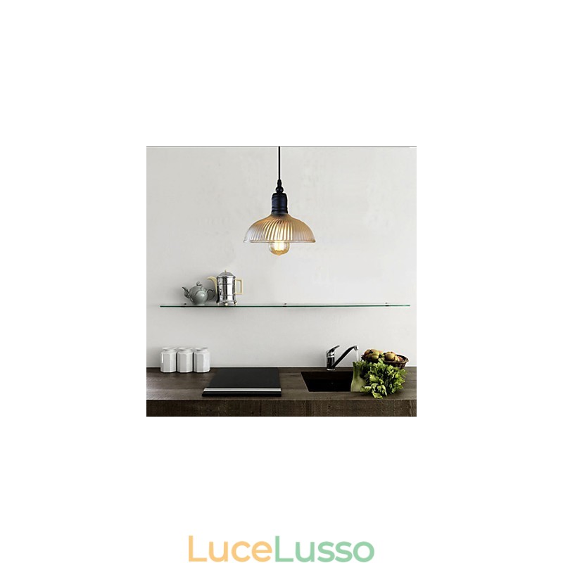 Lampade a sospensione tradizionali classiche vintage retrò country garage metallo
